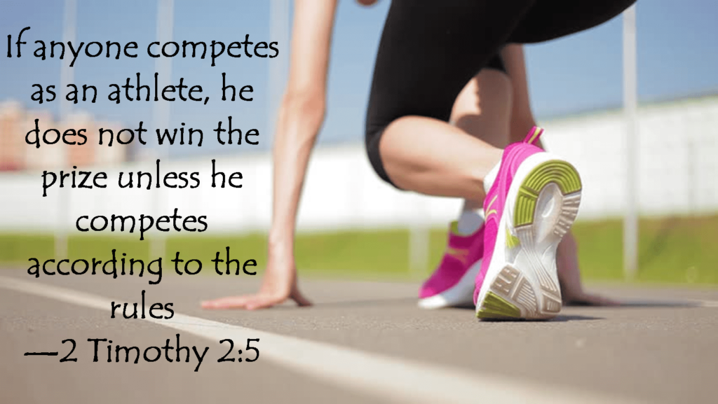 2 Timothy 2:5 as an athlete (Listen to, Dramatized or Read) - GNT