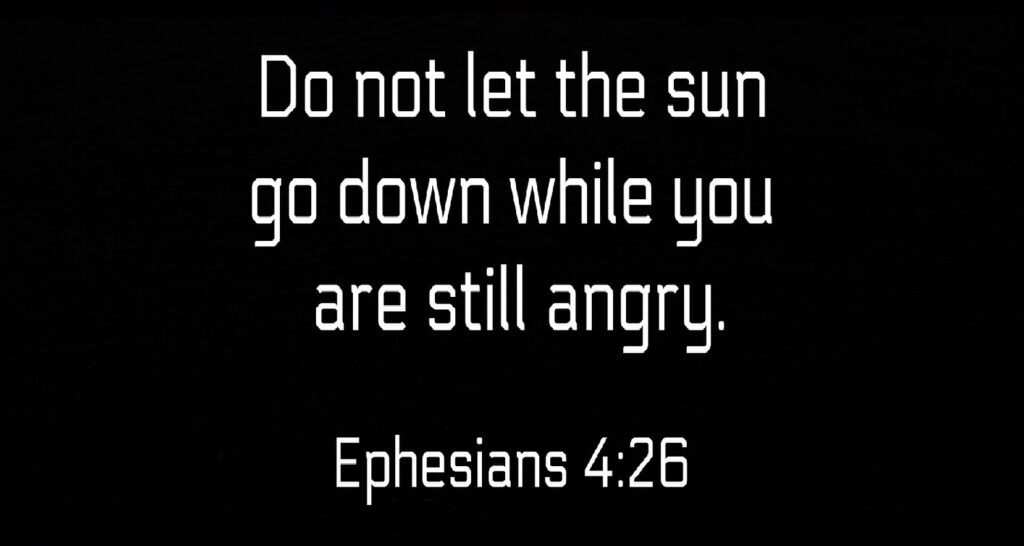Ephesians 4:17 In your anger do not sin ( Listen to Dramatizer or Read ...