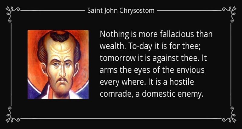 st john chrysostom on wealth and poverty