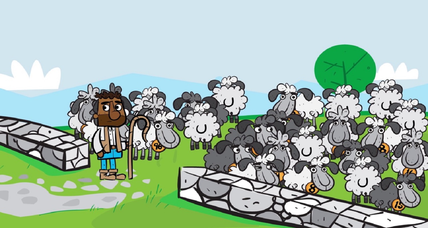 Parable Of The Lost Sheep Comic Strip